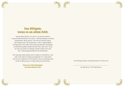 Gedruckte Urkunde