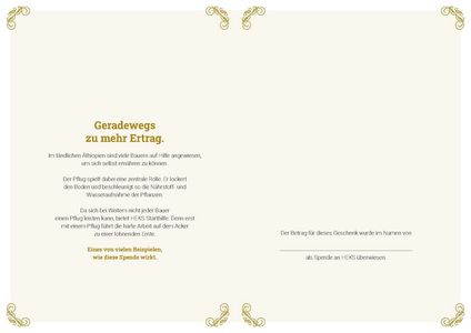 Gedruckte Urkunde