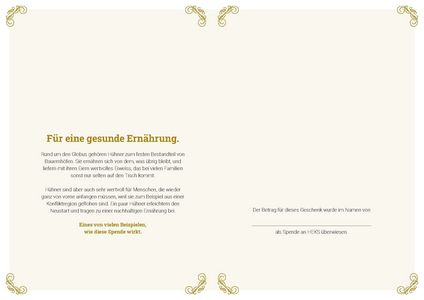 Gedruckte Urkunde