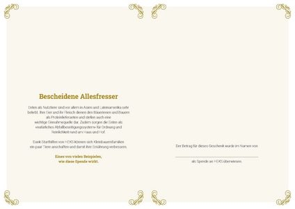 Gedruckte Urkunde