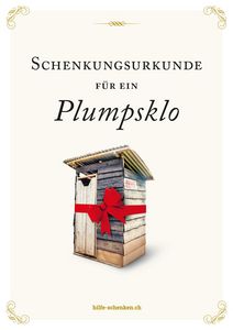 Gedruckte Urkunde