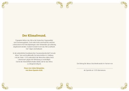 Gedruckte Urkunde