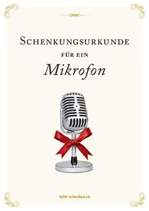 Gedruckte Urkunde