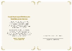 Gedruckte Urkunde